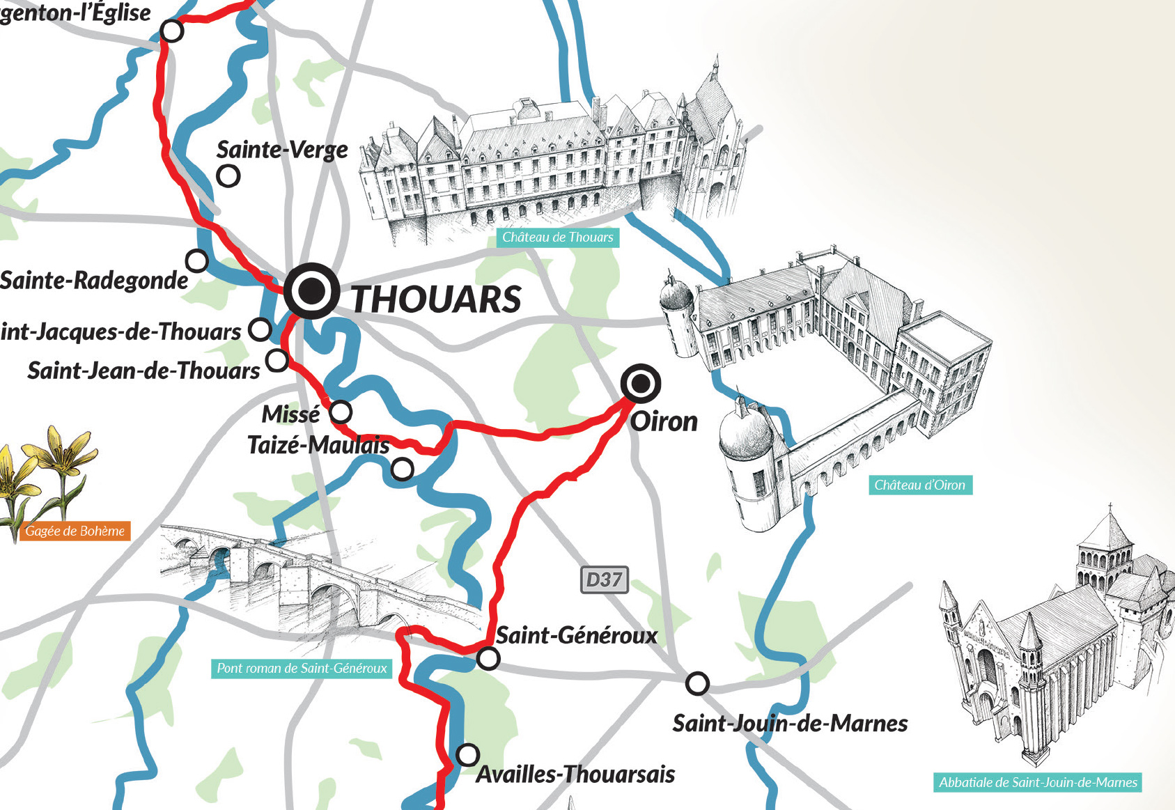 Route touristique de la vallée du Thouet